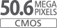 Capteur CMOS APS-C 50,6 millions de pixels